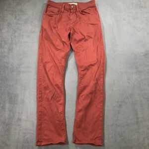Mavi Zach Jeans Men's 30x32 Pink Salmon Straight Leg Stretch Flex Pants